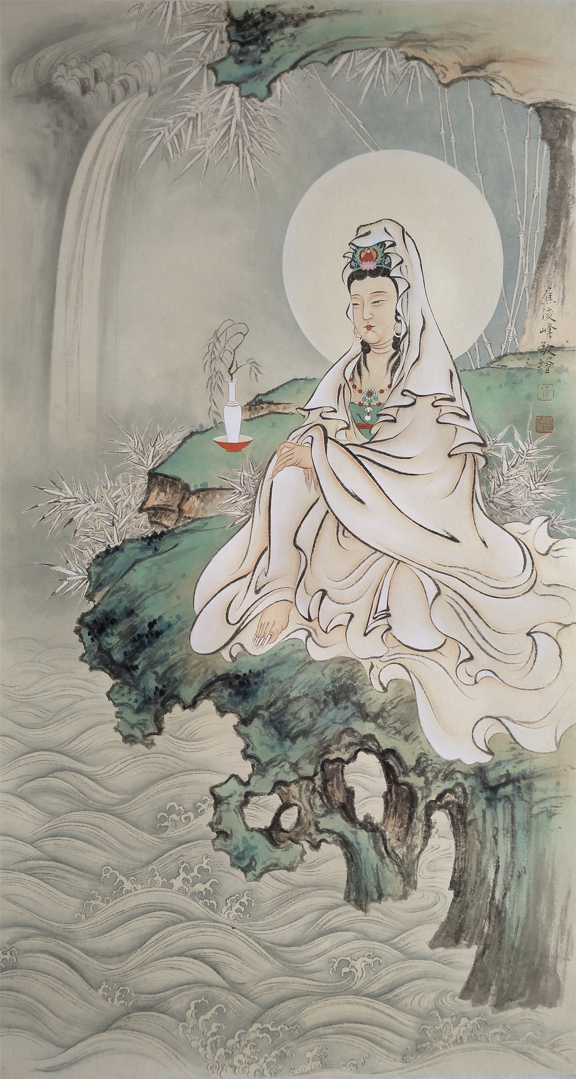 32,国画《观音》